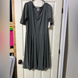 Lularoe Grey NWT Nicole Dress